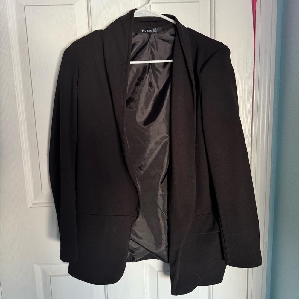 3 piece Women's Black Suit (Top, Pants, Blazer)